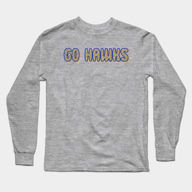 Go Hawks SUNY New Paltz Long Sleeve T-Shirt by lolsammy910